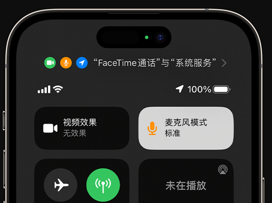 港北苹果授权维修网点分享iPhone在通话时让你的声音更清晰 