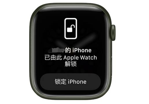 港北苹果手机维修分享用 AppleWatch 解锁配备面容 ID 的 iPhone方法 